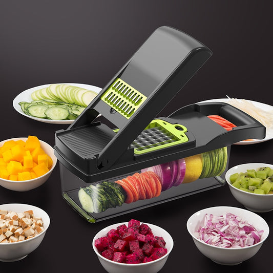 12-in-1 Multifunctional Vegetable Slicer/Cutter/Shredders