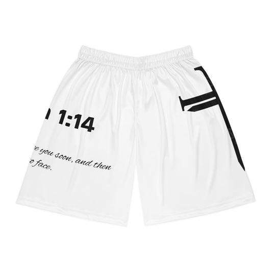 John 1:14. Basketball Shorts (AOP)