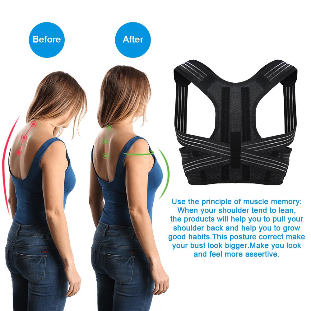 Posture Corrector Brace Shoulder Back Support Belt for Unisex Braces
