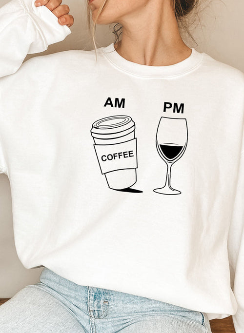 Coffee & Wine Sweatshirt