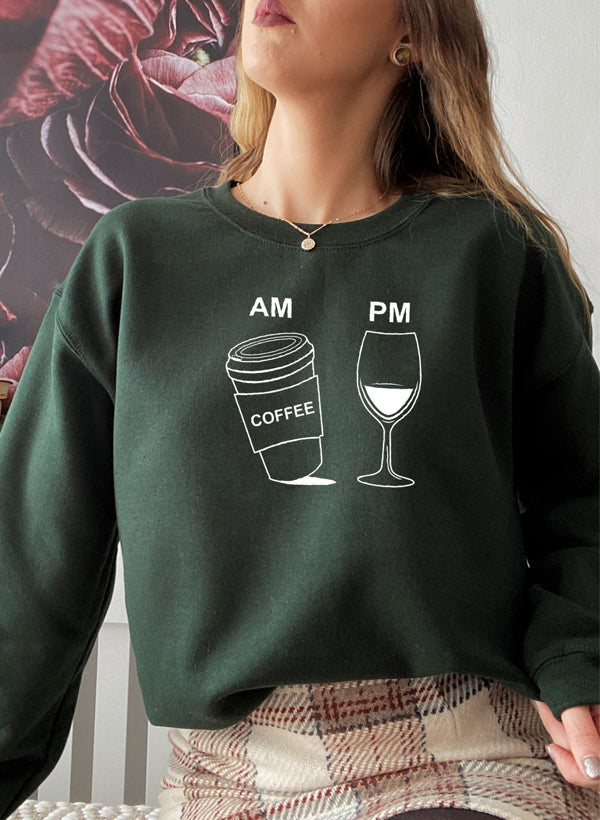 Coffee & Wine Sweatshirt