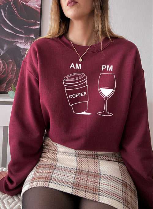 Coffee & Wine Sweatshirt