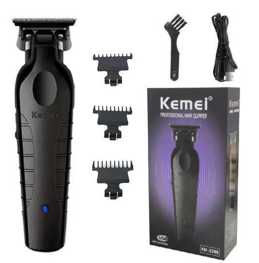 Kemei Black Hair Clippers For Men Cordless Clippers For Hair Cutting