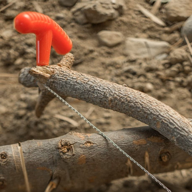 Manual Hand Steel Rope Chain Saw Portable Travel Emergency Survival