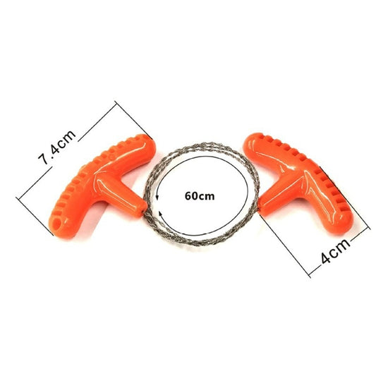 Manual Hand Steel Rope Chain Saw Portable Travel Emergency Survival