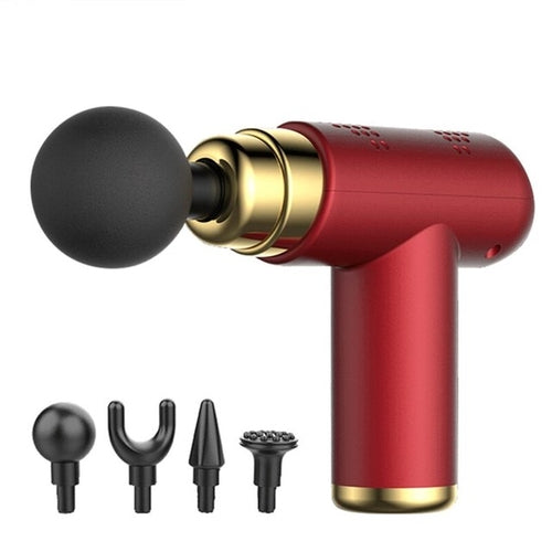 Portable Mini Massage Gun Pistol Facial Massager For Body Neck Deep