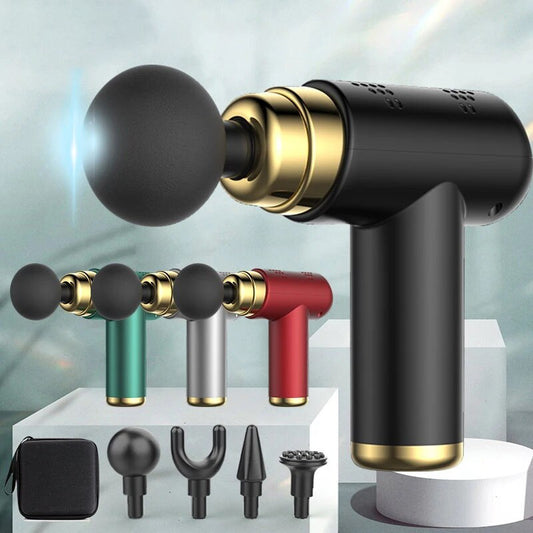 Portable Mini Massage Gun Pistol Facial Massager For Body Neck Deep