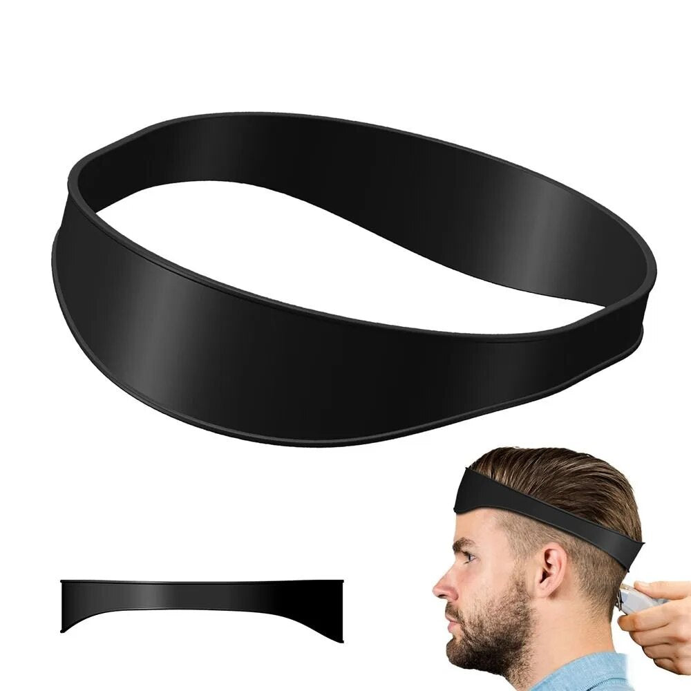 DIY Home Hair Trimming Home Haircuts Curved Headband Silicone Neckline