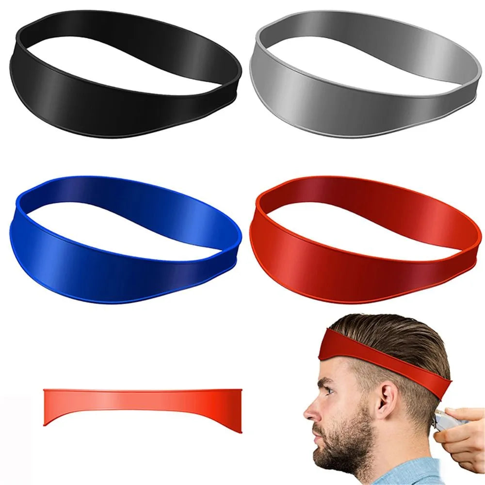 DIY Home Hair Trimming Home Haircuts Curved Headband Silicone Neckline