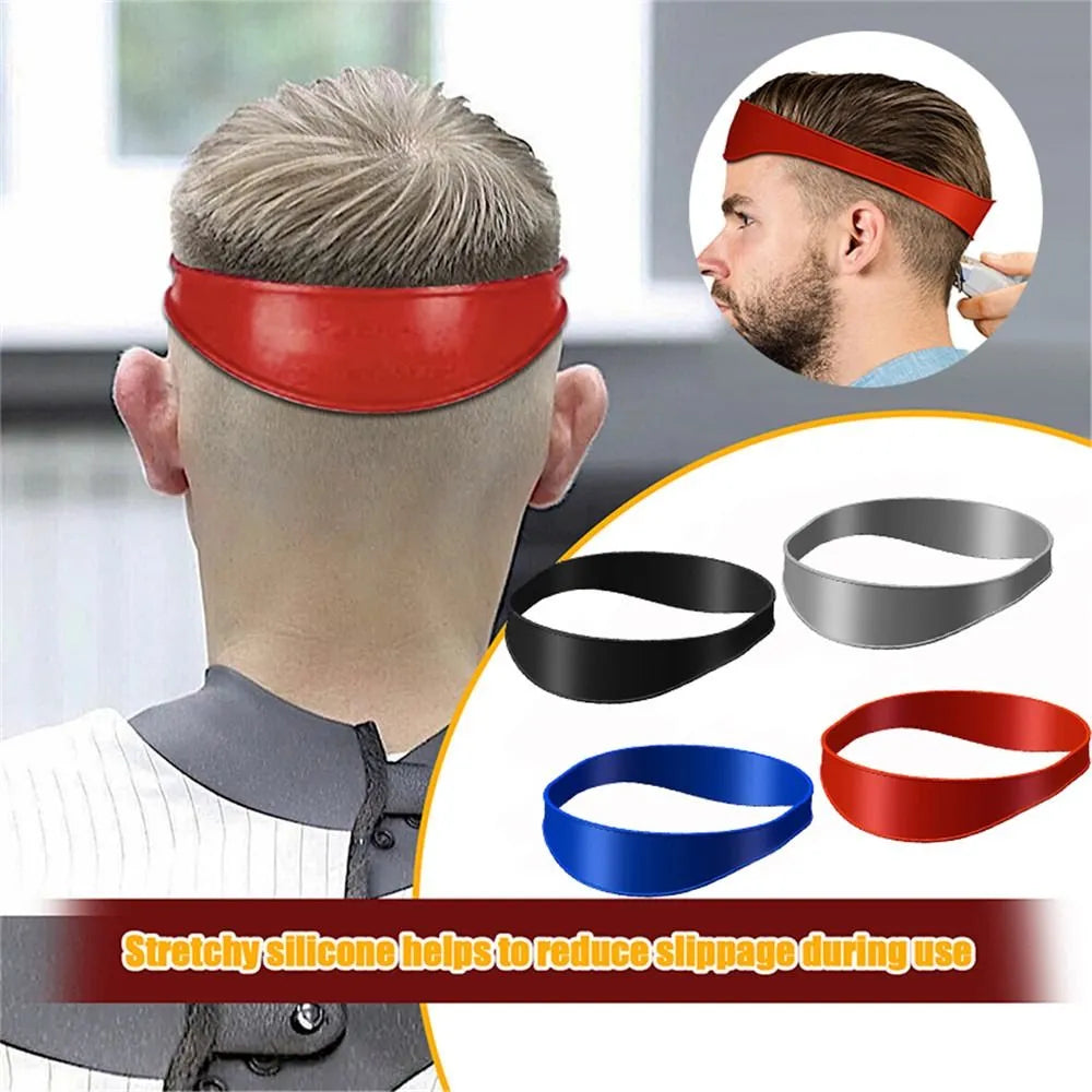 DIY Home Hair Trimming Home Haircuts Curved Headband Silicone Neckline