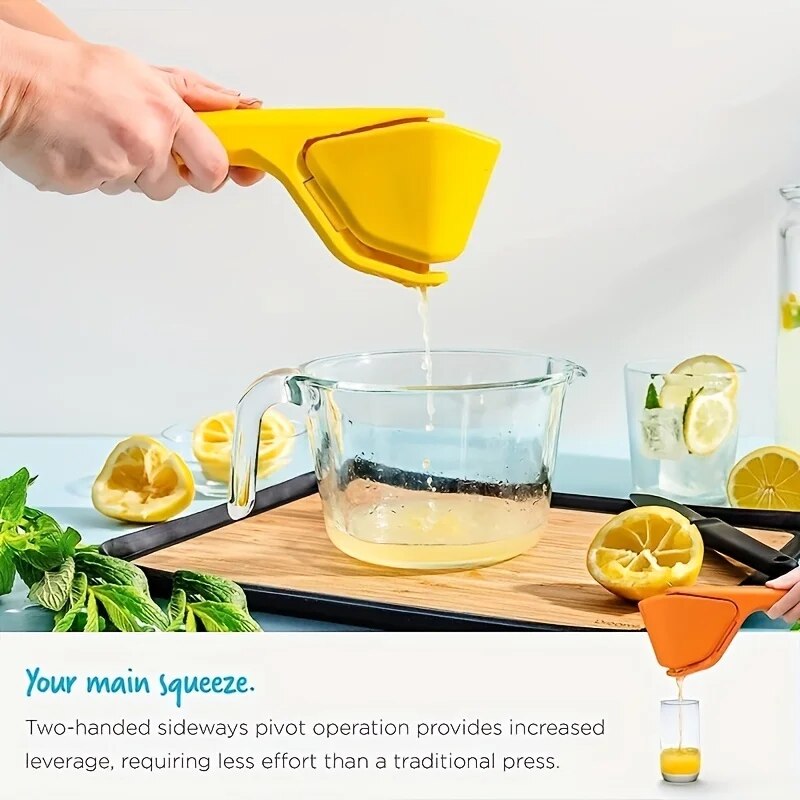 1pc Manual Citrus Juicer, Lemon Squeezer, Easy-to-Use Juice Press