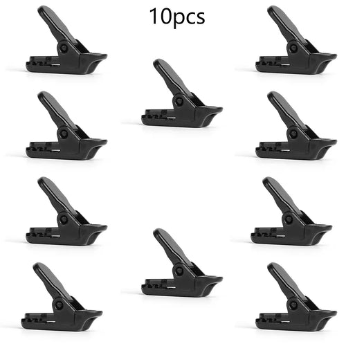 10Pcs Outdoor Tarpaulin Clips - Camping Tents Awning Wind Rope Clamp