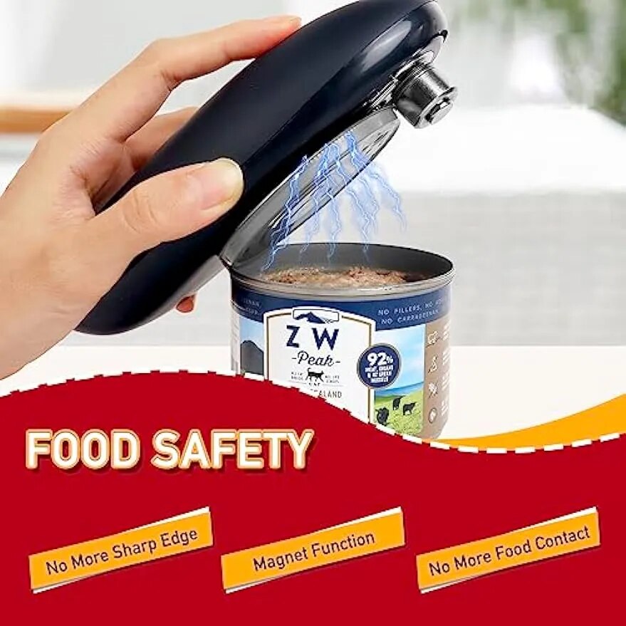 Electric Can Opener Automatic Jar Bottle Can Open Machine One Touch