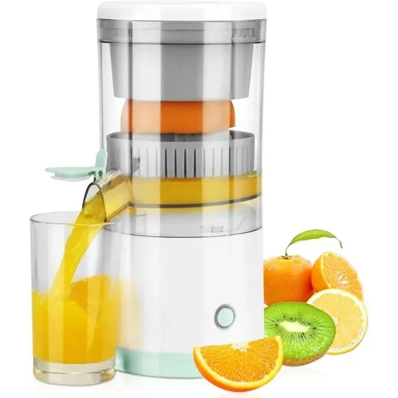 Portable Small Home Fruit Juicer - Electric/Stainless