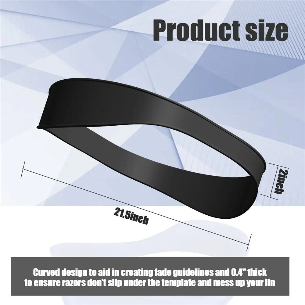 DIY Home Hair Trimming Home Haircuts Curved Headband Silicone Neckline
