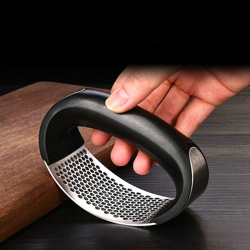 Stainless Steel Garlic Press Crusher Manual Garlic Mincer Chopping