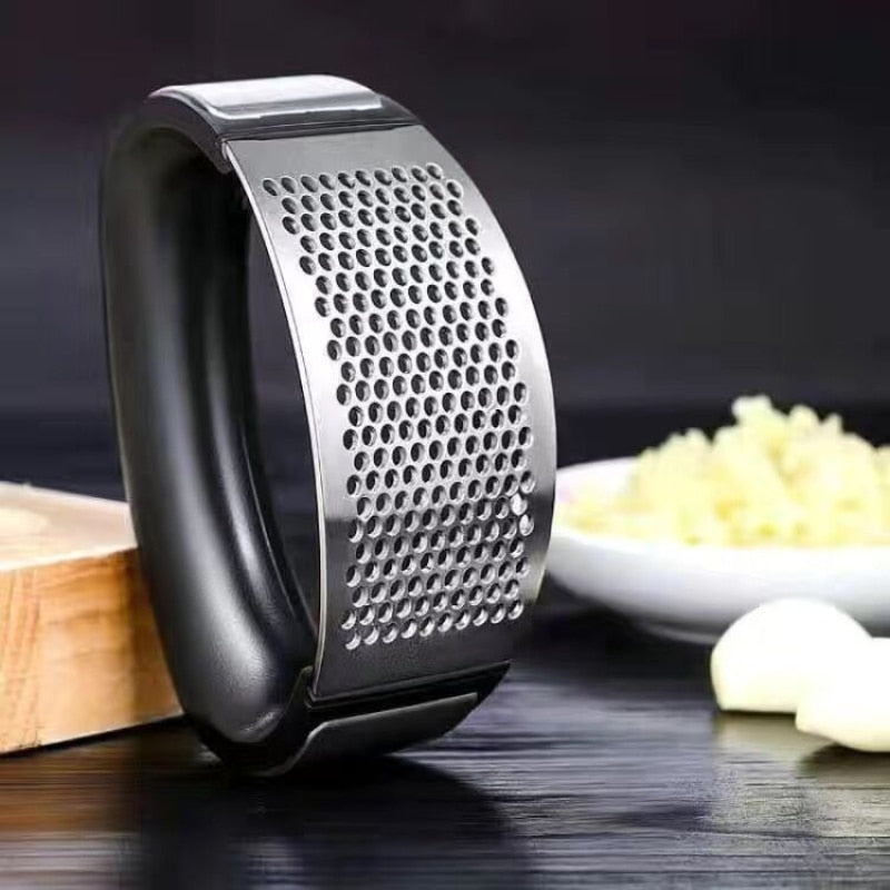 Stainless Steel Garlic Press Crusher Manual Garlic Mincer Chopping