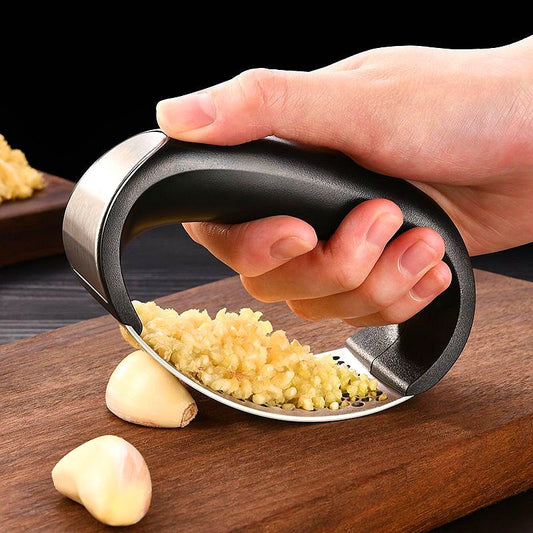 Stainless Steel Garlic Press Crusher Manual Garlic Mincer Chopping