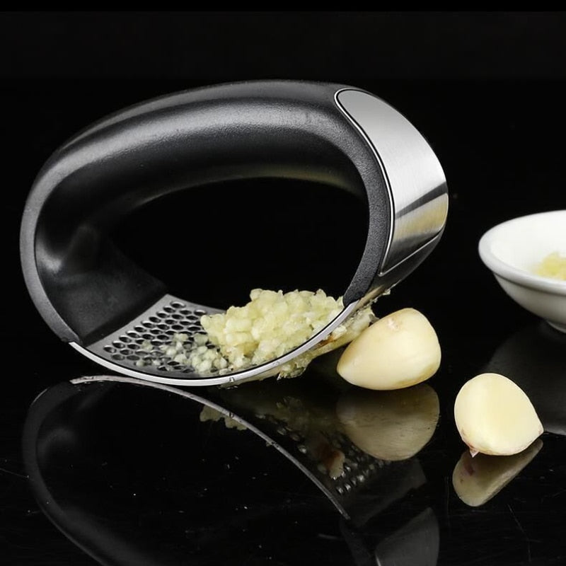 Stainless Steel Garlic Press Crusher Manual Garlic Mincer Chopping