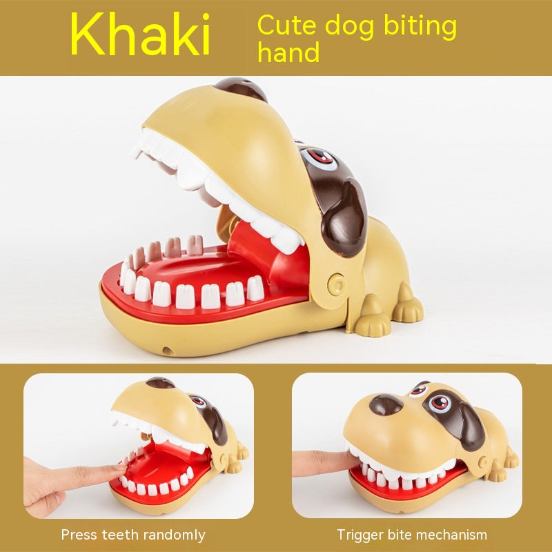 Teeth toy game for kids, puppy dog biting finger game