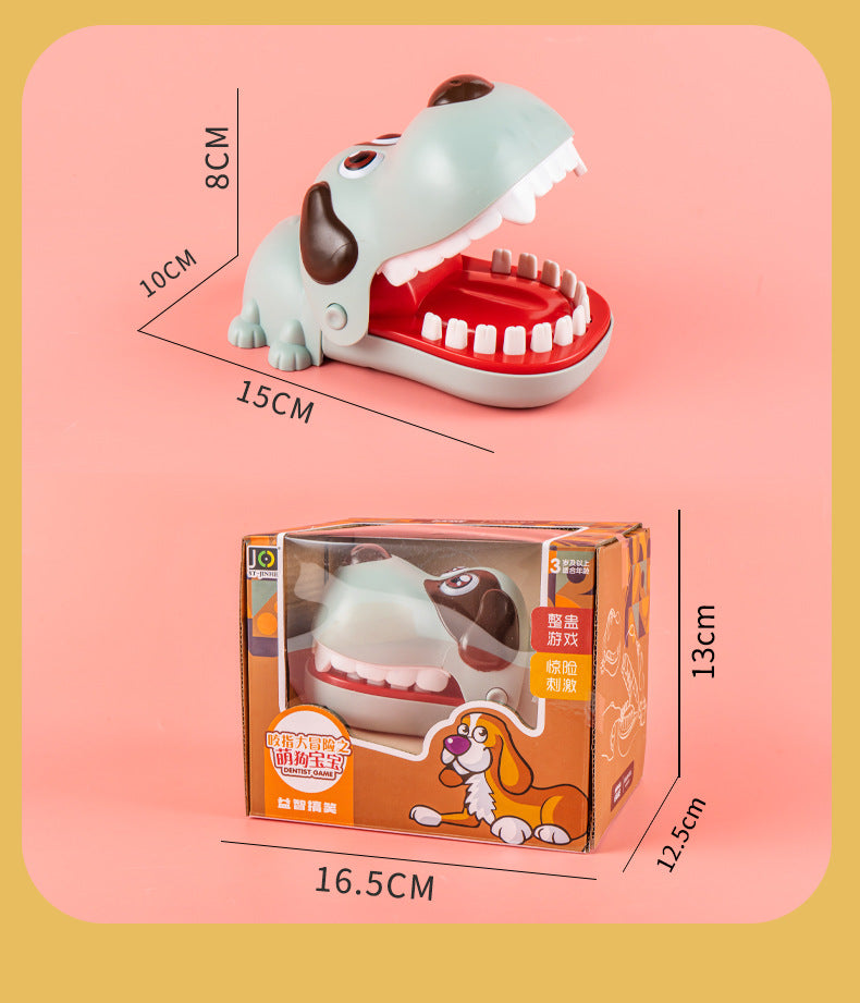 Teeth toy game for kids, puppy dog biting finger game